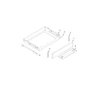 Maytag MER8700DS0 drawer parts diagram
