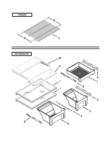 Shelf parts
