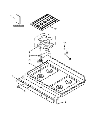 Cooktop parts