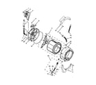 Whirlpool WFW8300SW02 tub and basket parts diagram