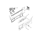 Whirlpool WFW8200TW00 control panel parts diagram