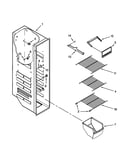 Freezer liner parts