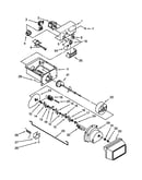 Motor and ice container parts