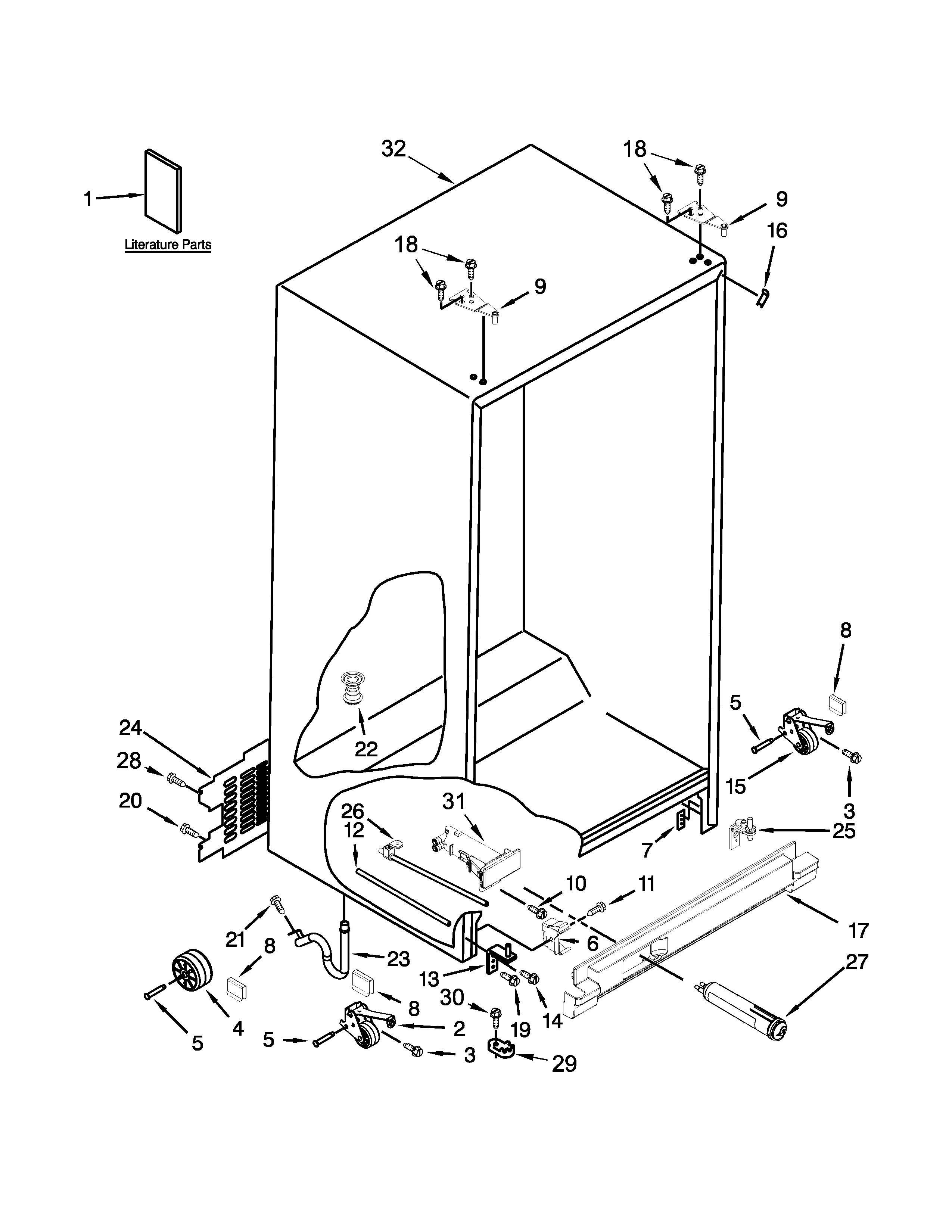 CABINET PARTS