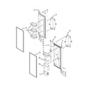 Whirlpool WRF560SMYW04 refrigerator door parts diagram