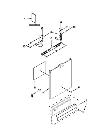 Door and panel parts