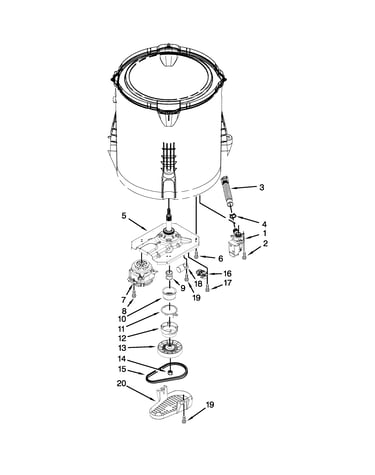 Gearcase, motor and pump parts