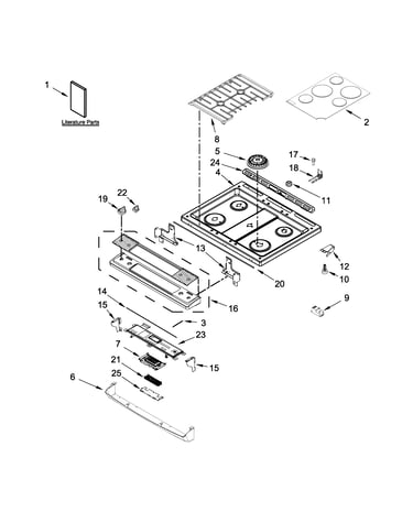 Cooktop parts