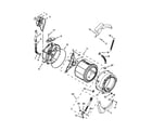 Whirlpool MWFW8300SW01 tub and basket parts diagram
