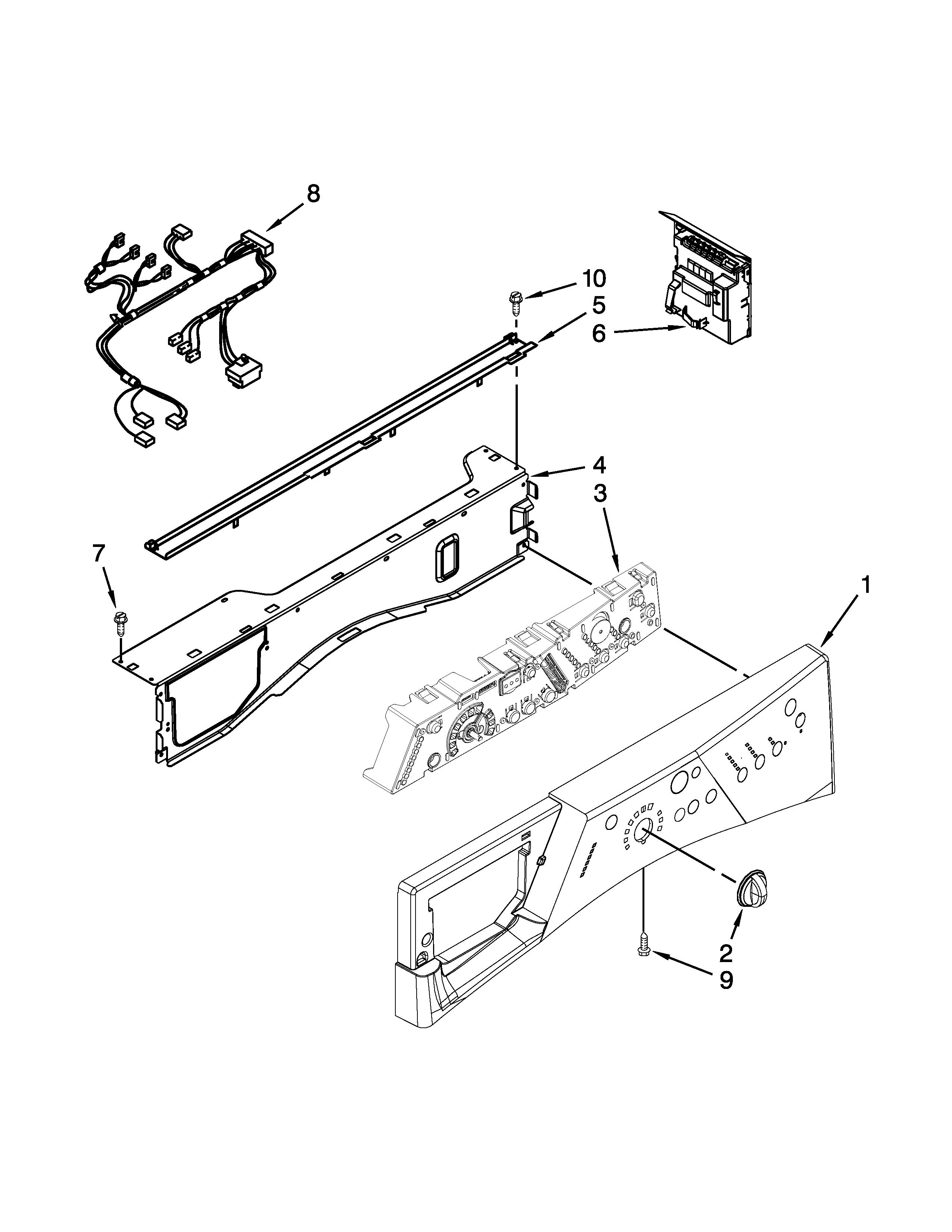 Control panel parts