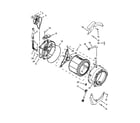 Whirlpool WFW8300SW05 tub and basket parts diagram