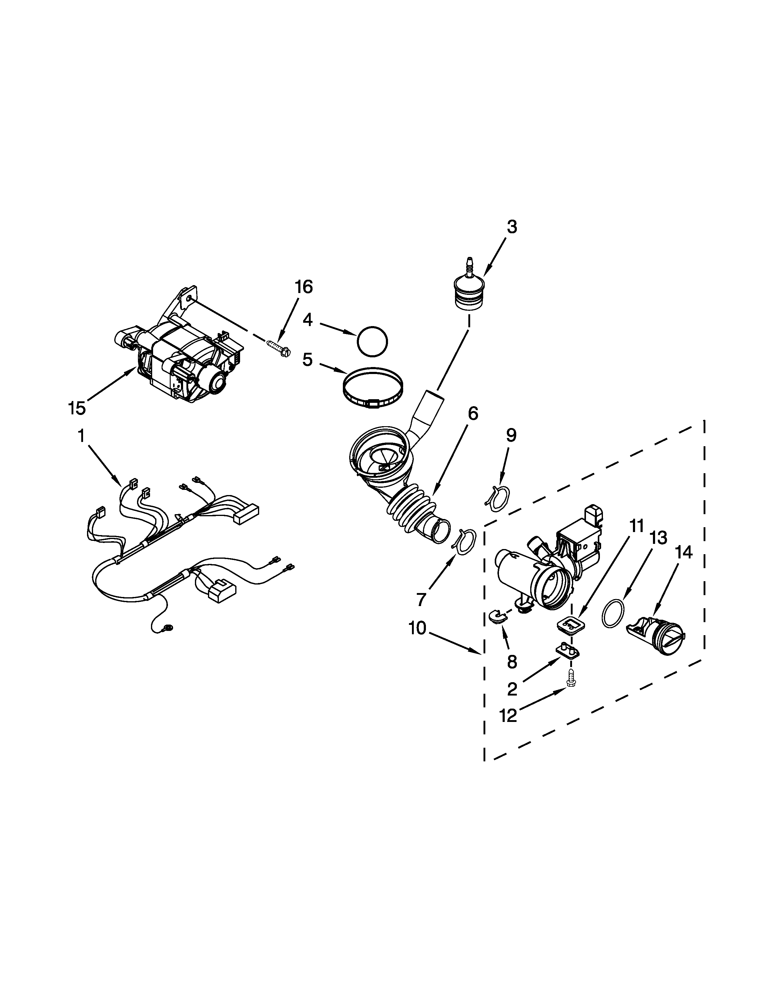 Pump and motor parts