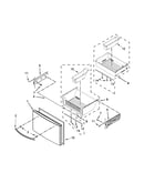 Freezer door parts