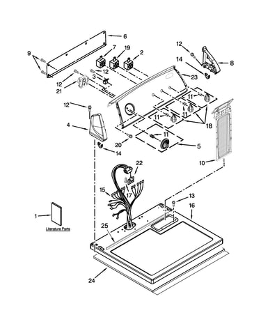 Top and console parts