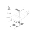 Jenn-Air JES9800CAS02 cooktop parts diagram