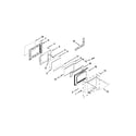 Jenn-Air JES9800CAS02 door parts diagram