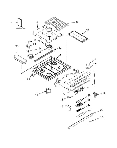 Cooktop parts