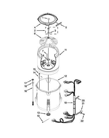 Basket and tub parts