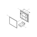 Maytag MFF2055DRM00 freezer door parts diagram