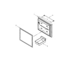 Maytag MFF2055DRH00 freezer door parts diagram