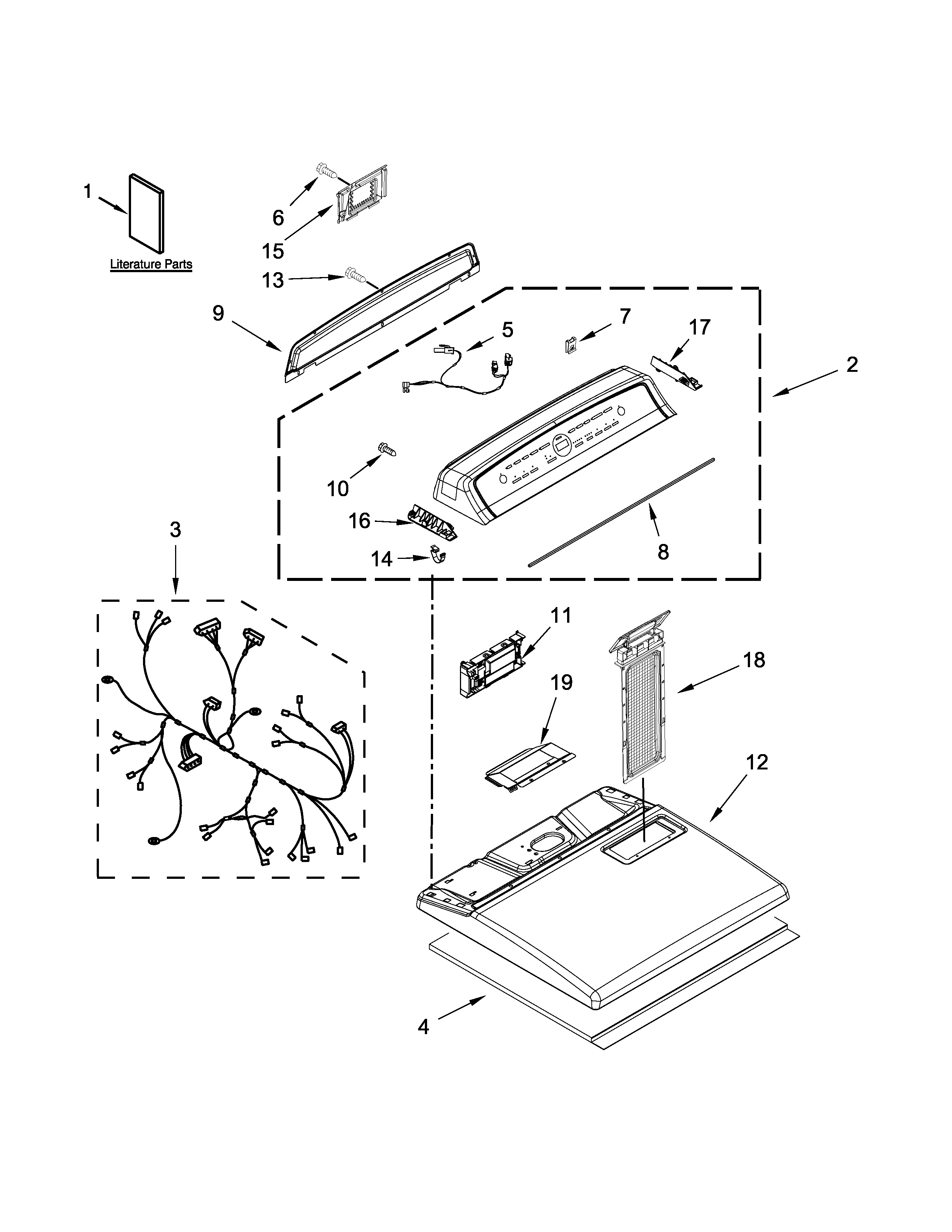 TOP AND CONSOLE PARTS