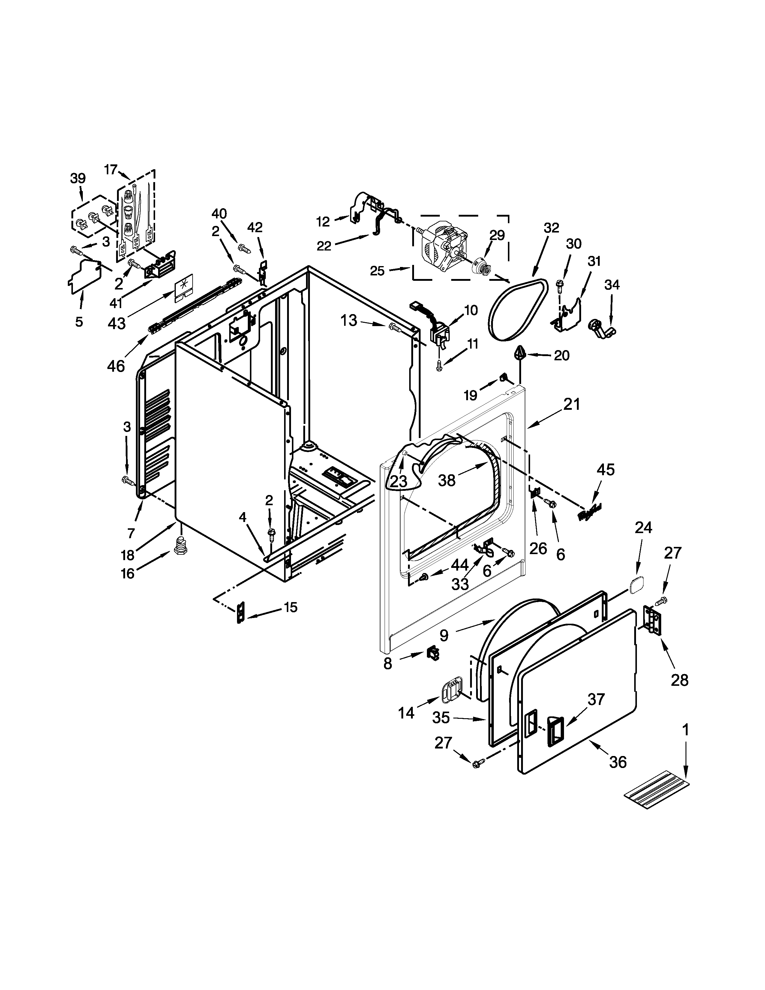 CABINET PARTS