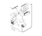 Whirlpool WRS342FIAW03 ice maker parts diagram