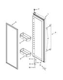 Refrigerator door parts