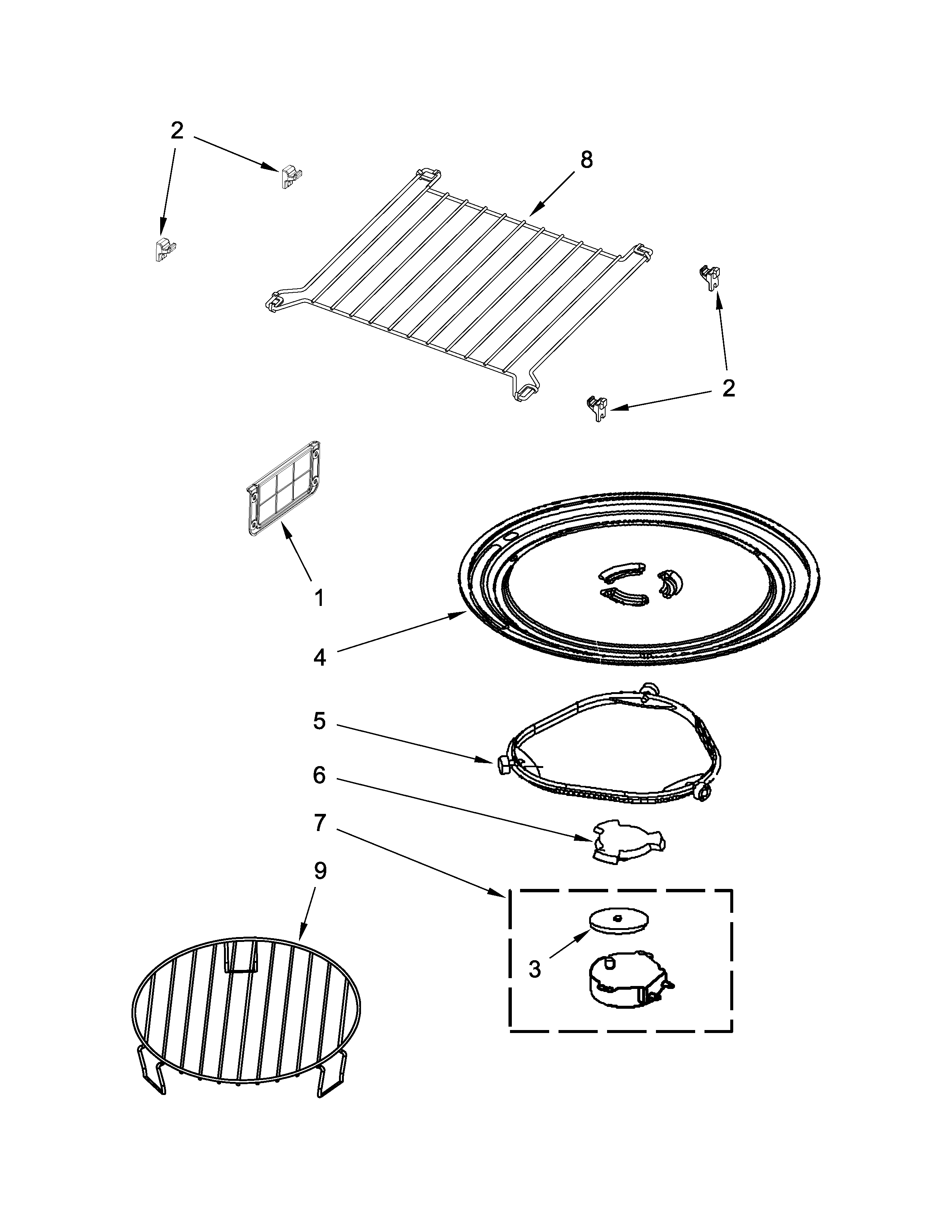 Turntable parts