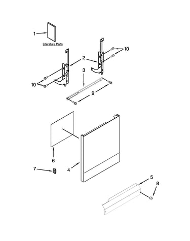 Door and panel parts