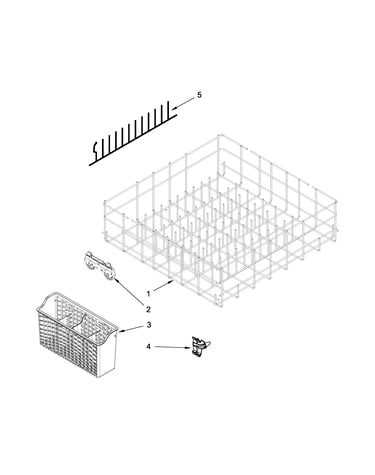 Lower rack parts