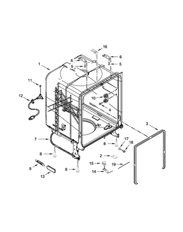 Tub and frame parts