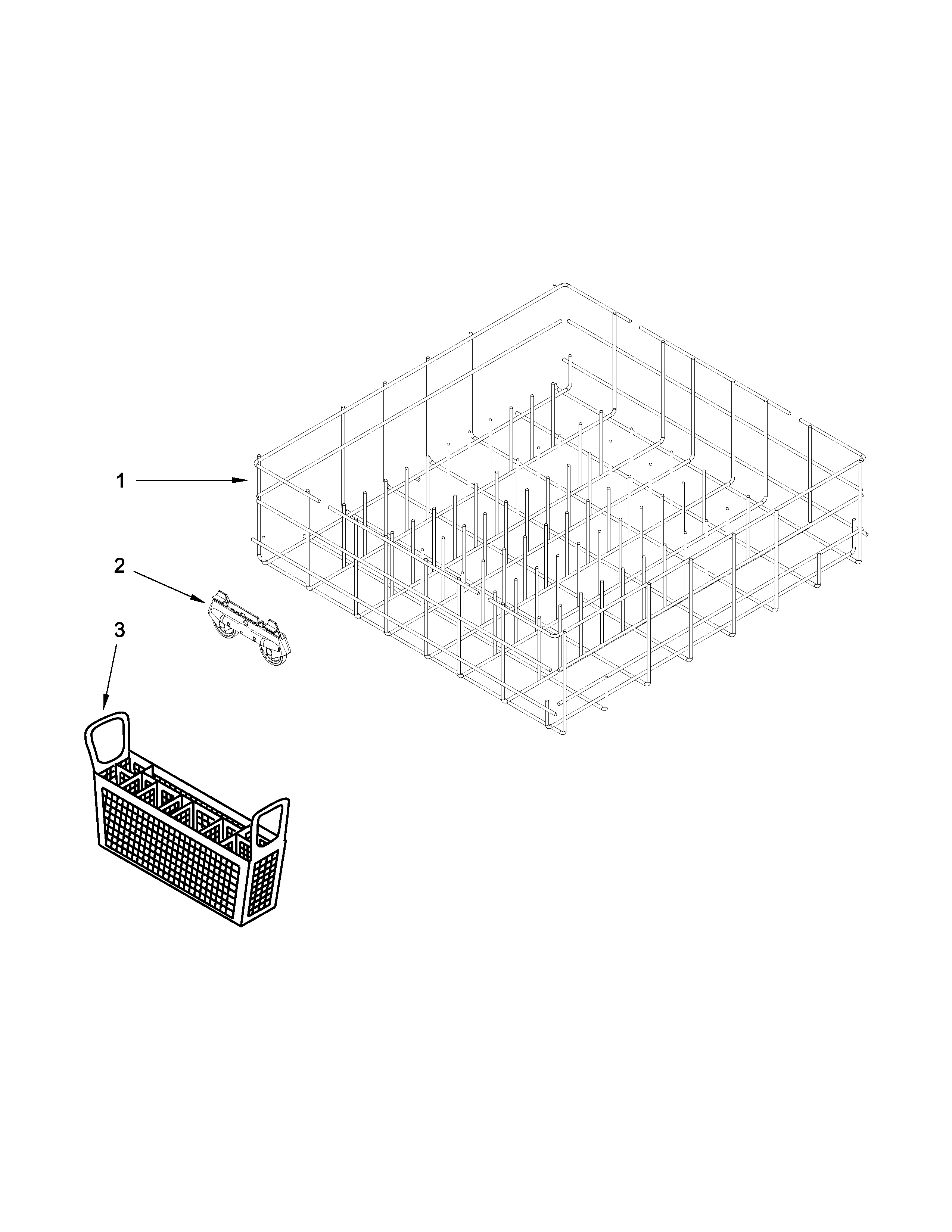 LOWER RACK PARTS