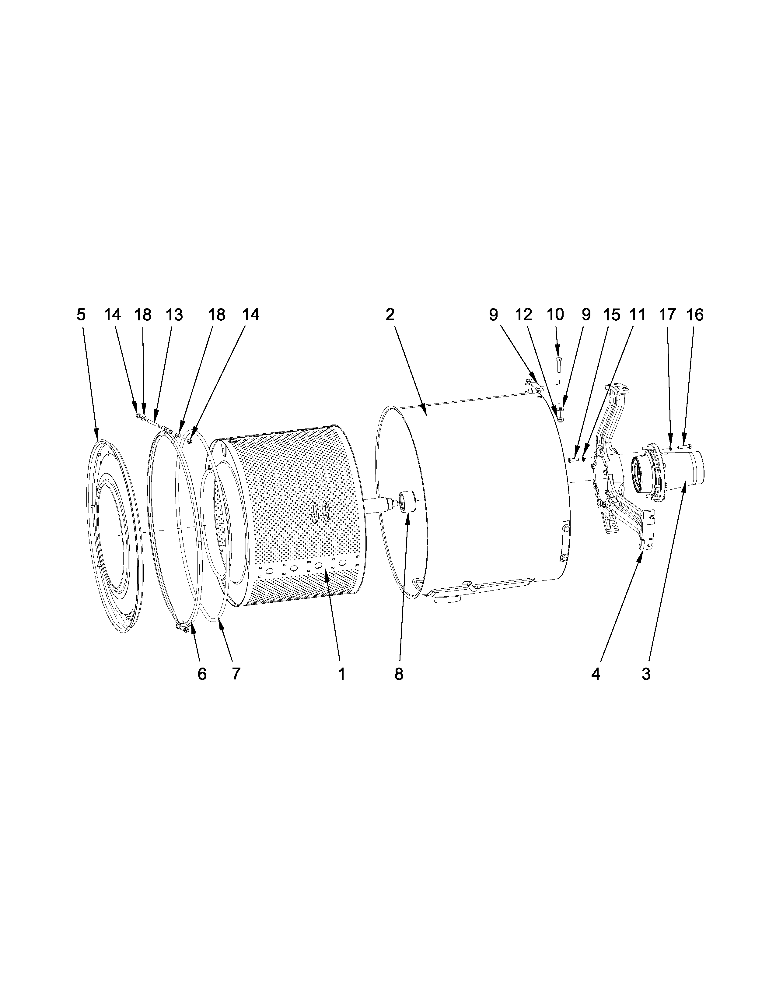 Drum and tub parts