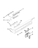 Control panel and latch parts
