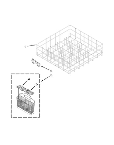 Lower rack parts