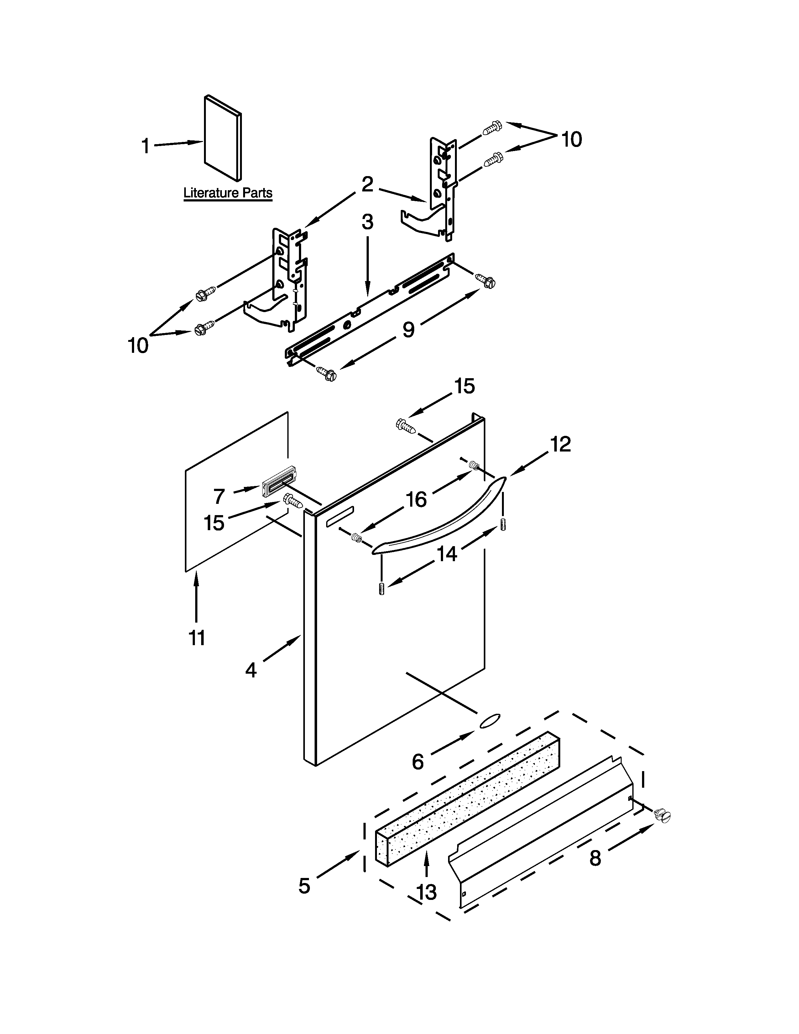 Door and panel parts