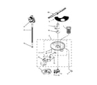 Whirlpool 7WDT770PAYM0 pump washarm and motor parts diagram