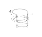 Whirlpool 7WDT770PAYW0 heater parts diagram