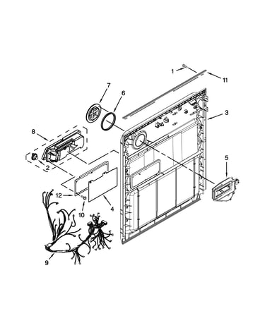 Inner door parts