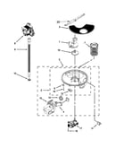 Pump washarm and motor parts