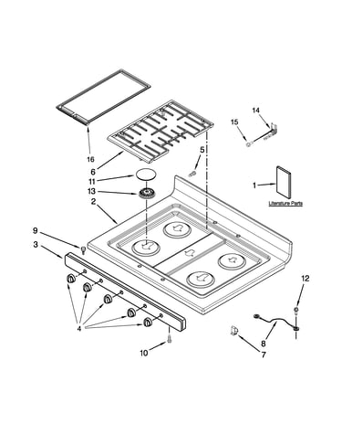 Cooktop parts