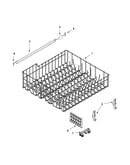 Upper rack and track parts