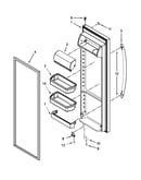 Refrigerator door parts