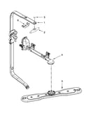 Upper wash and rinse parts