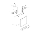 Amana ADB1100AWB5 door and panel parts diagram