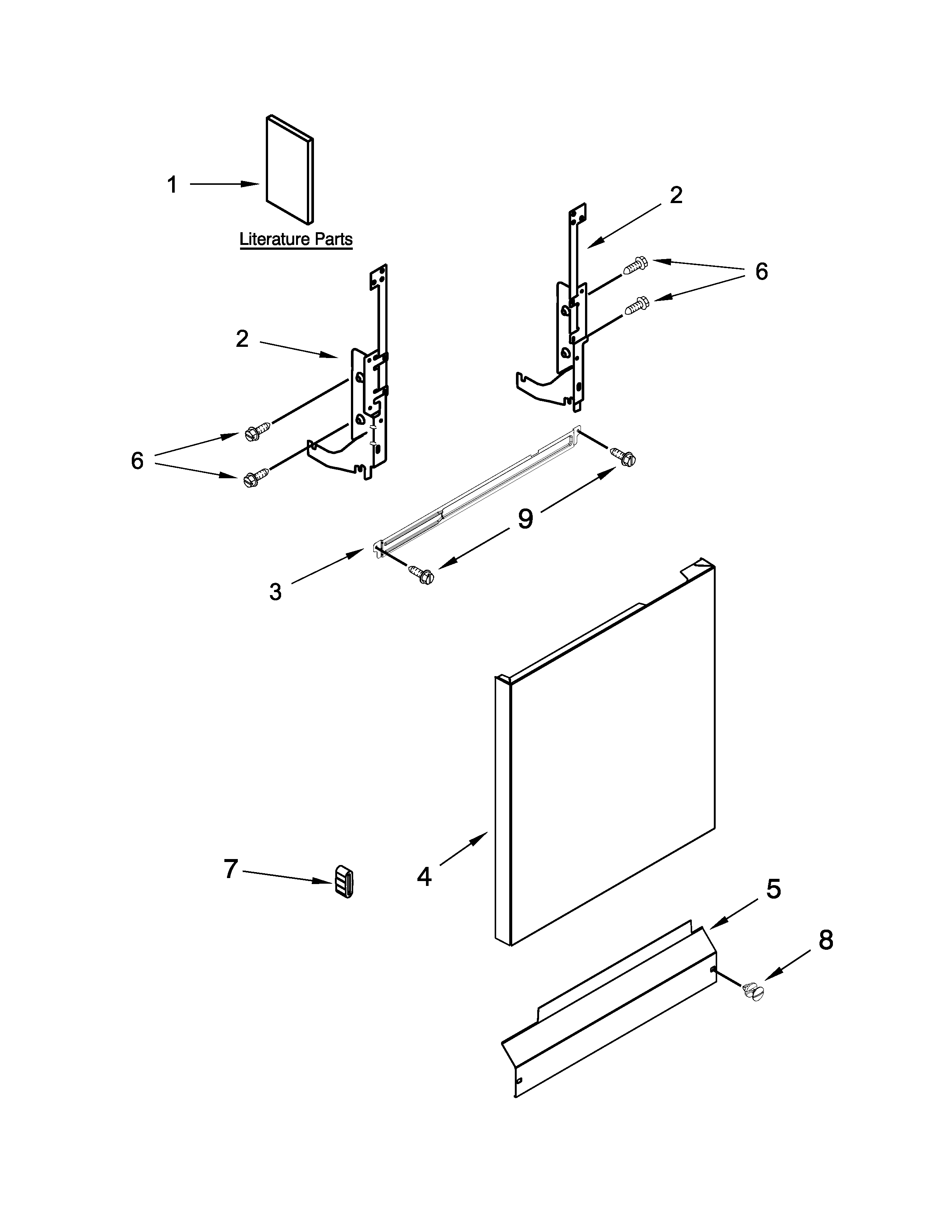 Door and panel parts