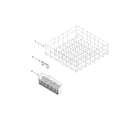 Amana ADB1100AWW5 lower rack parts diagram