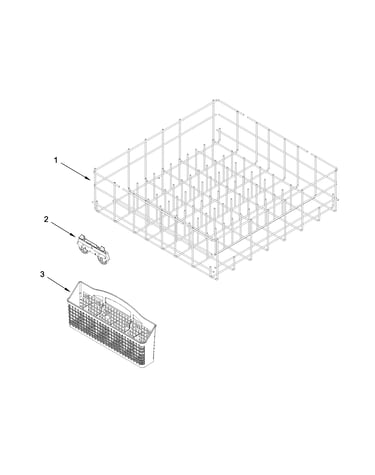 Lower rack parts