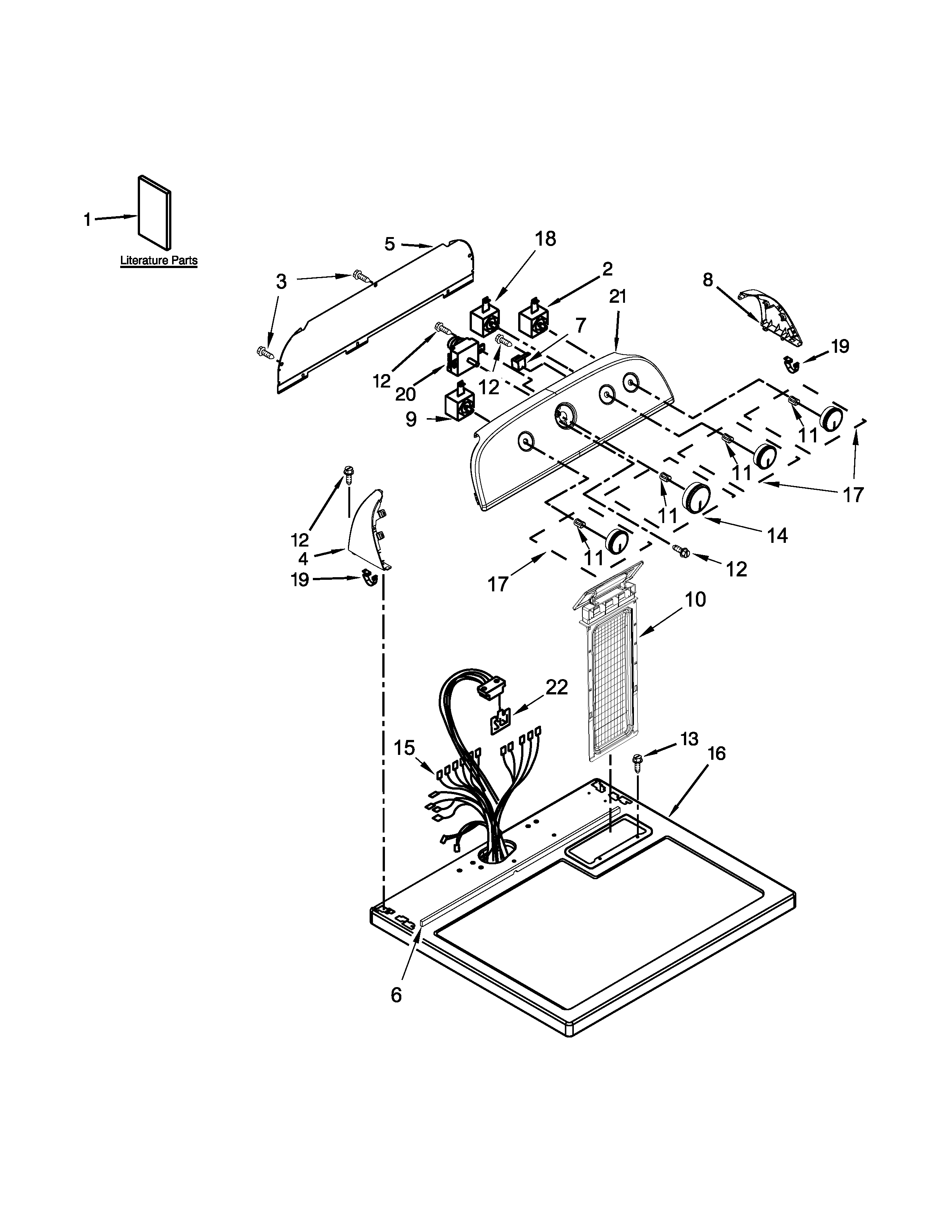 TOP AND CONSOLE PARTS